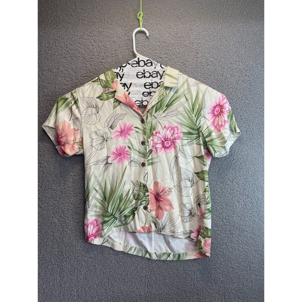 Element Shirt Mens Large Button Down Casual Short Sleeve Collared